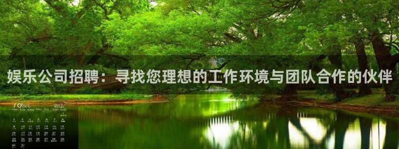 威九国际主管：娱乐公司招聘：寻找您理想的工作环境与团队合作的伙伴