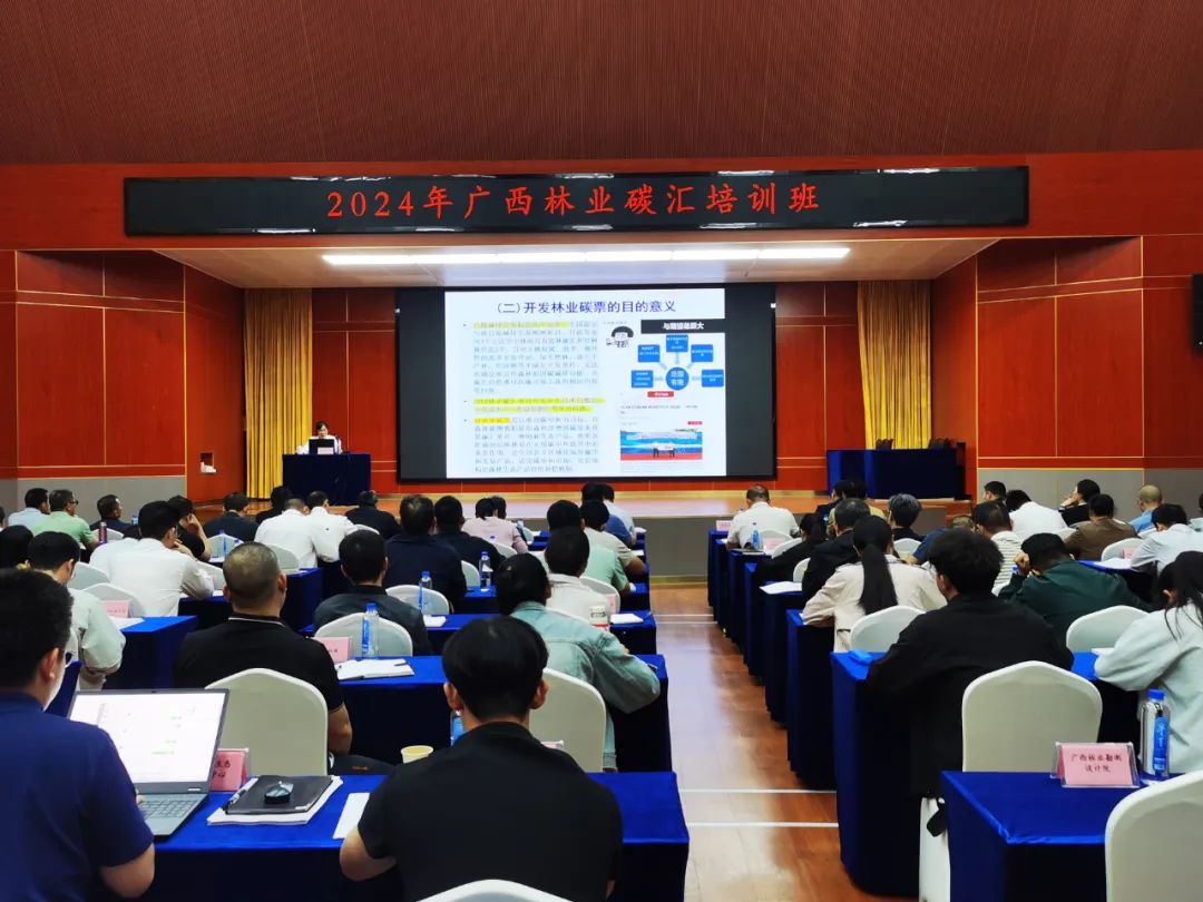 莫祝平、姜儀民為2024年廣西林業(yè)碳匯培訓班授課 